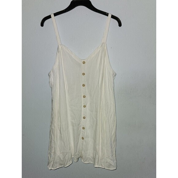 New Torrid 2 White Sleeveless Lenny Fit And Flare Cami Top 2x Plus - Picture 1 of 4